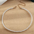 Velunayas™ | Simple Chain Necklace with Faux Freshwater Pearl